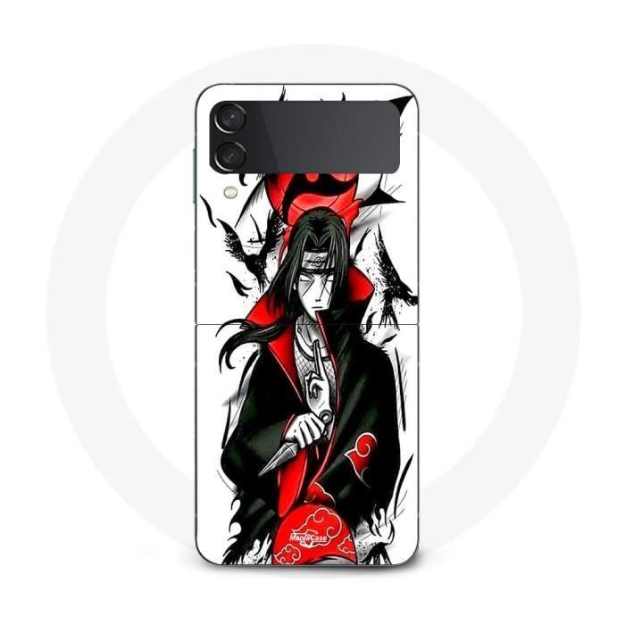 Hülle - Demon Slayer - Galaxy Z Flip4 - Itachi Uchiha - Flexibel - Schwarz