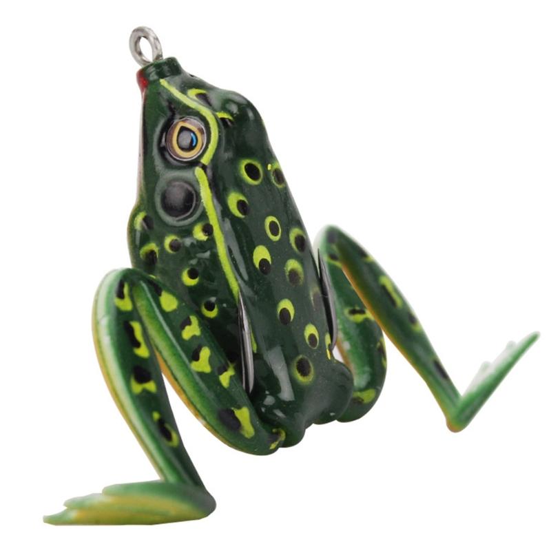 Artificial Frogs Baits for Saltwater Fishing 5cm Frogs Crankbait Lures Topwater Frogs Lures Swimbait with Hook