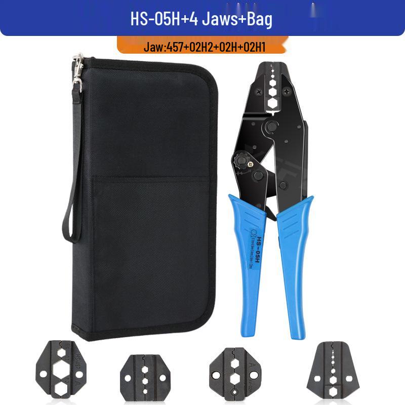 Hexagonal Terminal BNC Coaxial Connector Cable and Fiber Optic Crimping Pliers