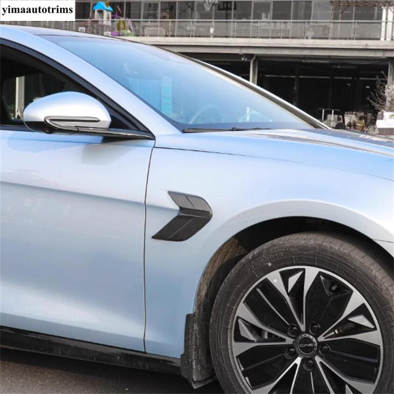 Car Side Body Air Intake Flow Vent Wing Fender Leaf Board Panel Decoration Cover Trim For BYD Seal EV   2024 Accessories