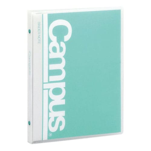KOKUYO Loose Leaf Binder Campus B5 26 Holes Up to 100 Sheets Green Ru-372G