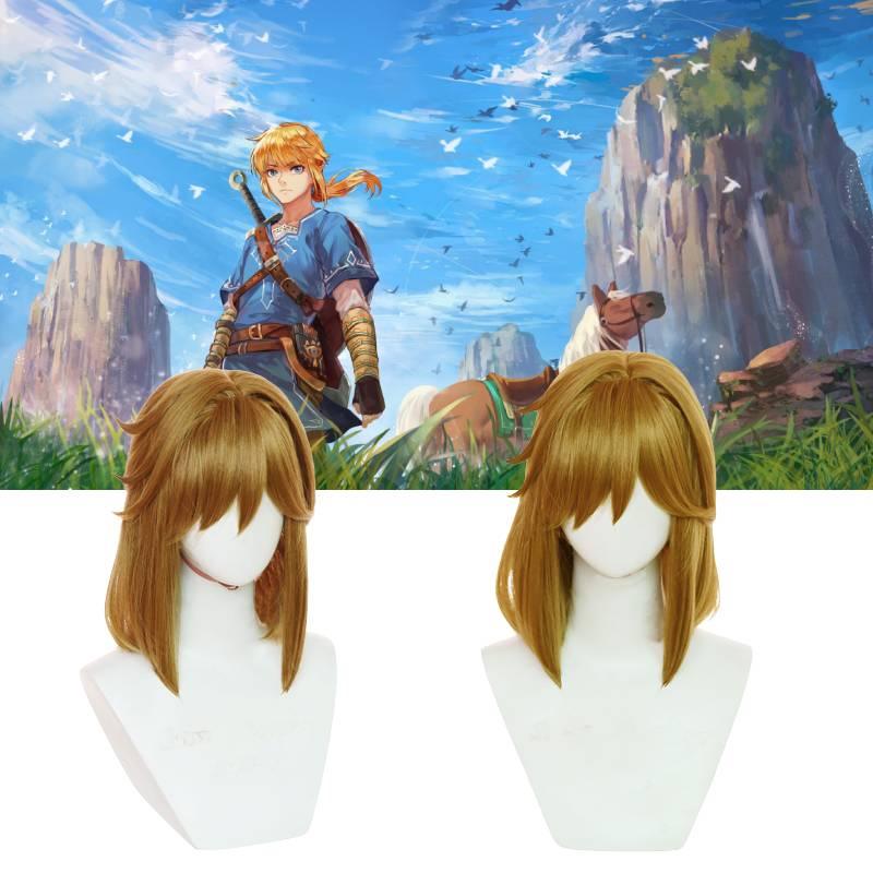 Breath Of The Wild Link Cosplay Wig With Realistic Scalp