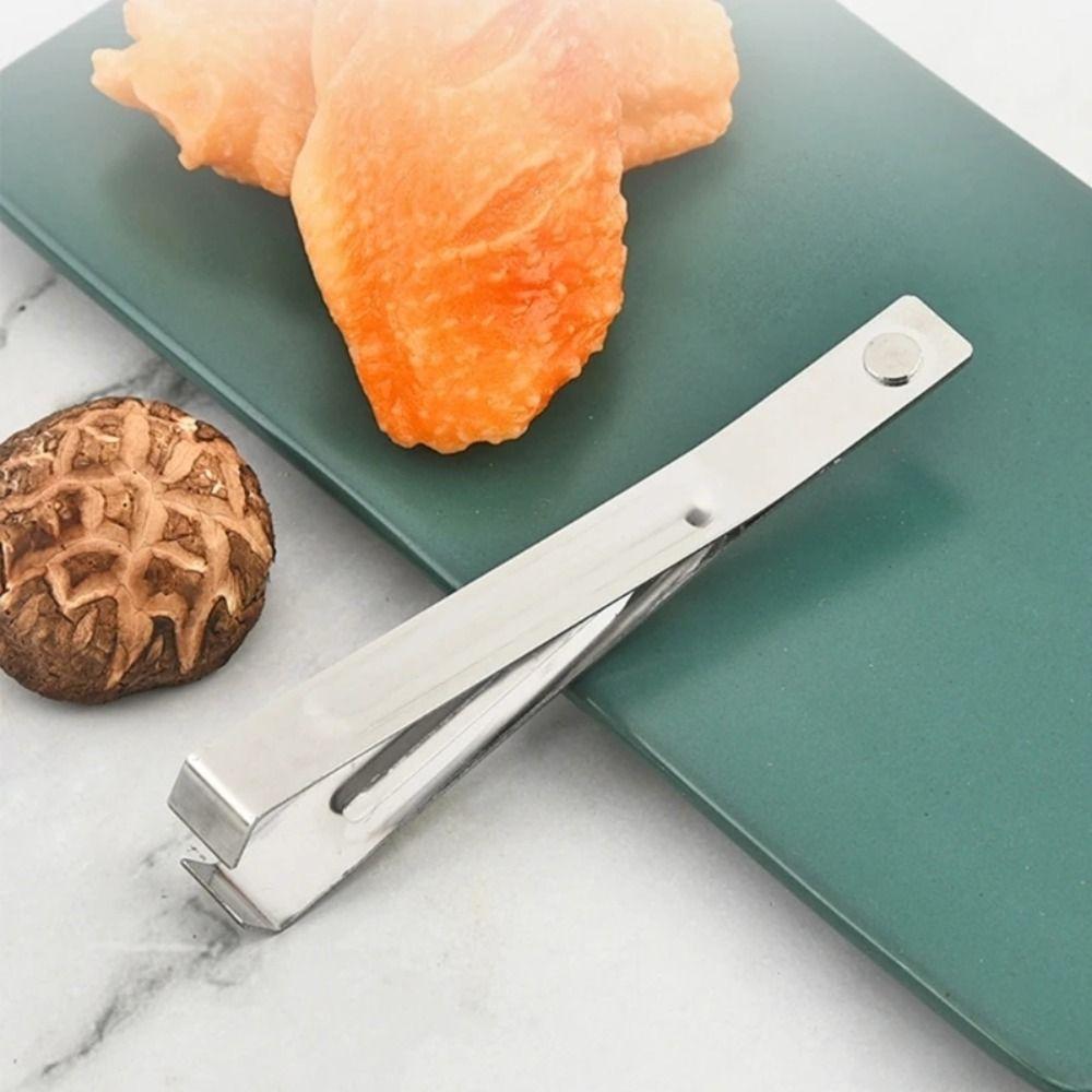 Stainless Steel Garlic Peeler Versatile Hair Plucking Clip Manual Tweezers  Quickly Garlic Peeling