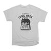 Herren Freizeithemden Kurzarm Es War Eine Lange Woche T-Shirts Übergroße T-Shirts