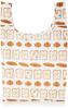 Marushin Eco Bag 0595013200 Bread Pattern