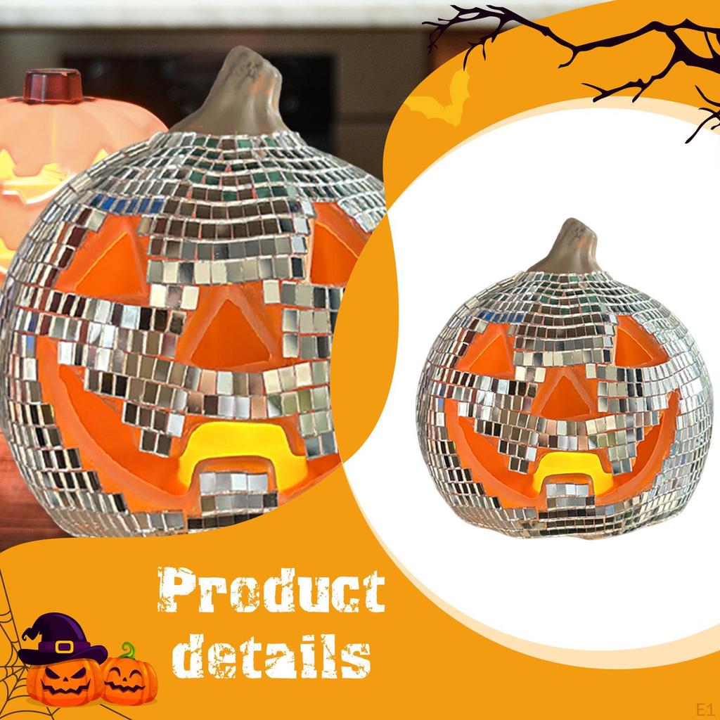 Halloween Pumpkin Lantern Light Decoration Versatile Ornament for Living Room Festival Home