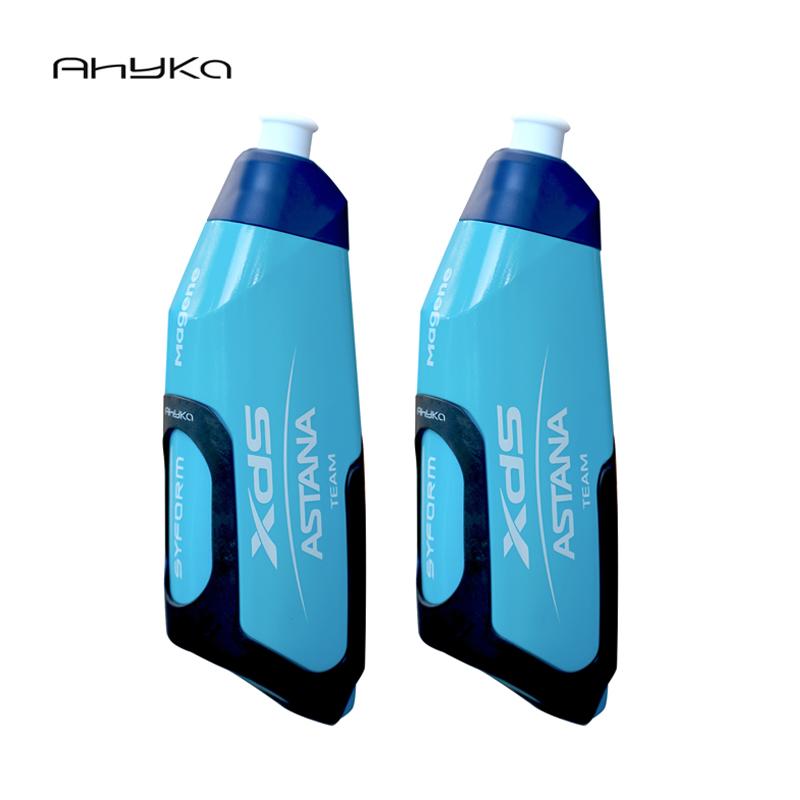 AhyKa Bicycle 600ml Aerodynamic Water Bottle Bracket Set Or Single Water Bottle MTB Road Bike Frame Down Tube Water Kettles 6