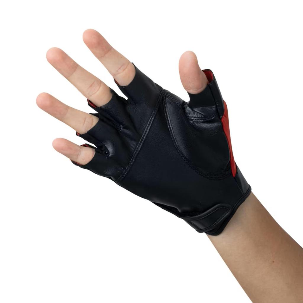 SHIMANO Pro High Grip Magnet Gloves 5-Finger Cut GL-181Z Blood Red 2XL