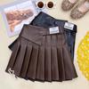 Girls' Pleated School Skirt - Autumn Collection, Versatile & Stylish.