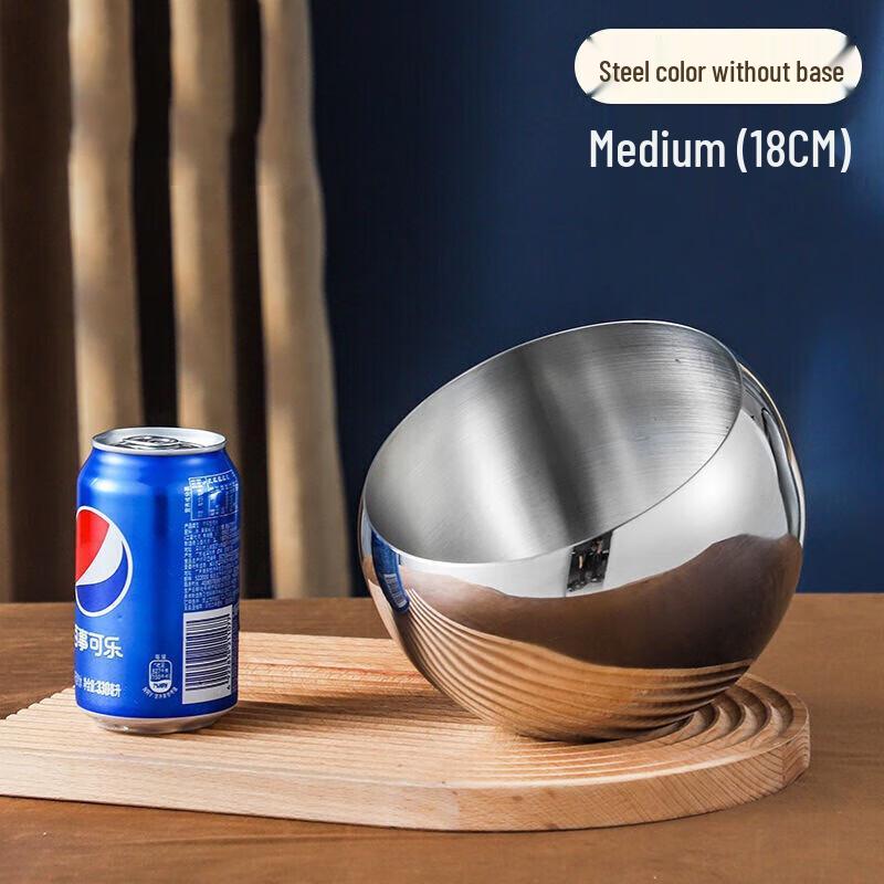 Rose Gold Slanted Stainless Steel Serving Bowl with Base