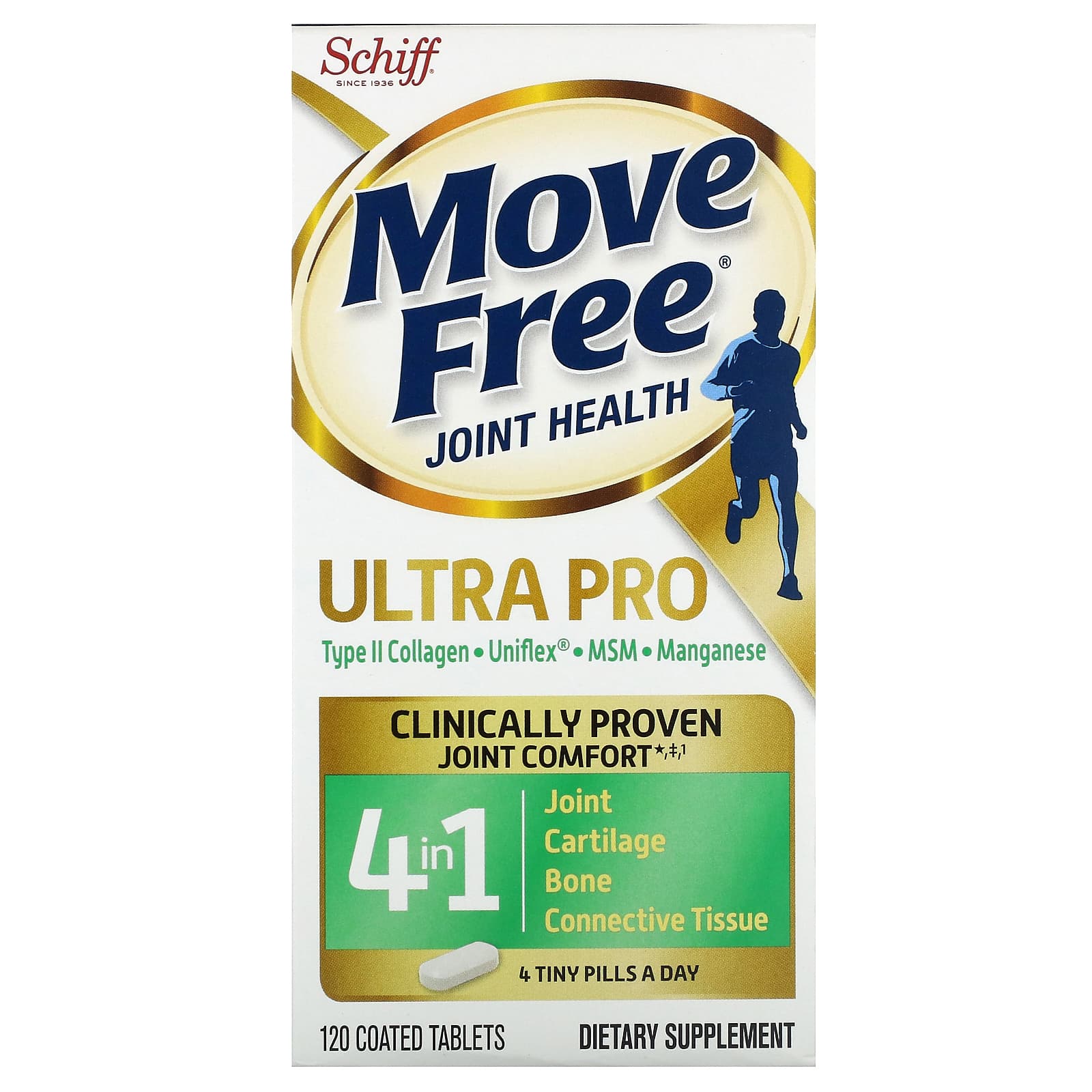 

Move Free Joint Health, Ultra Pro, Coated Tablets 120 Tablets