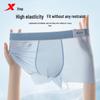 Men's Ice Silk Antibacterial Seamless Boxer Briefs