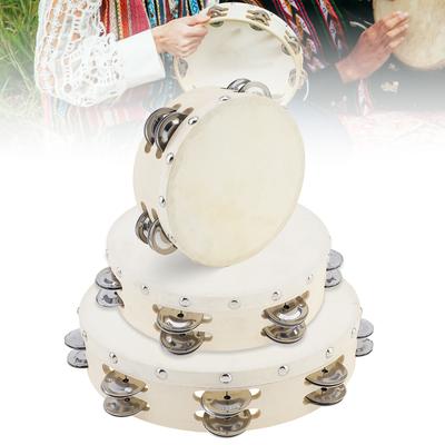 Fa Dupla Soros Csörgődob 6 8 10 Hüvelyk Bőr Fej Kézicsengő Kézi Dob Nagy Teherbírású Egyházi Tánc Parti KTV Professzionális Ritmushangszer