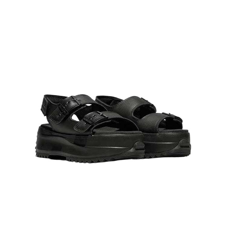 Converse Run Star Thick Sole Flat Round Toe Rubber Slide Sandals Women Sandals A20645C