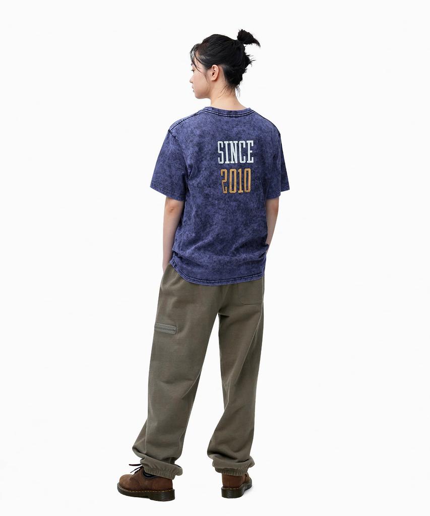 THISISNEVERTHAT Faded Basketball Tee Purple Blue