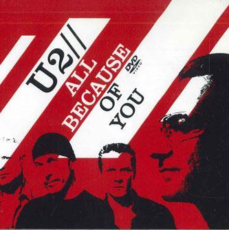 

DVD U2 - All Because Of You UIBI5006 ISLAND 2005 Japan Obi Music Video Used
