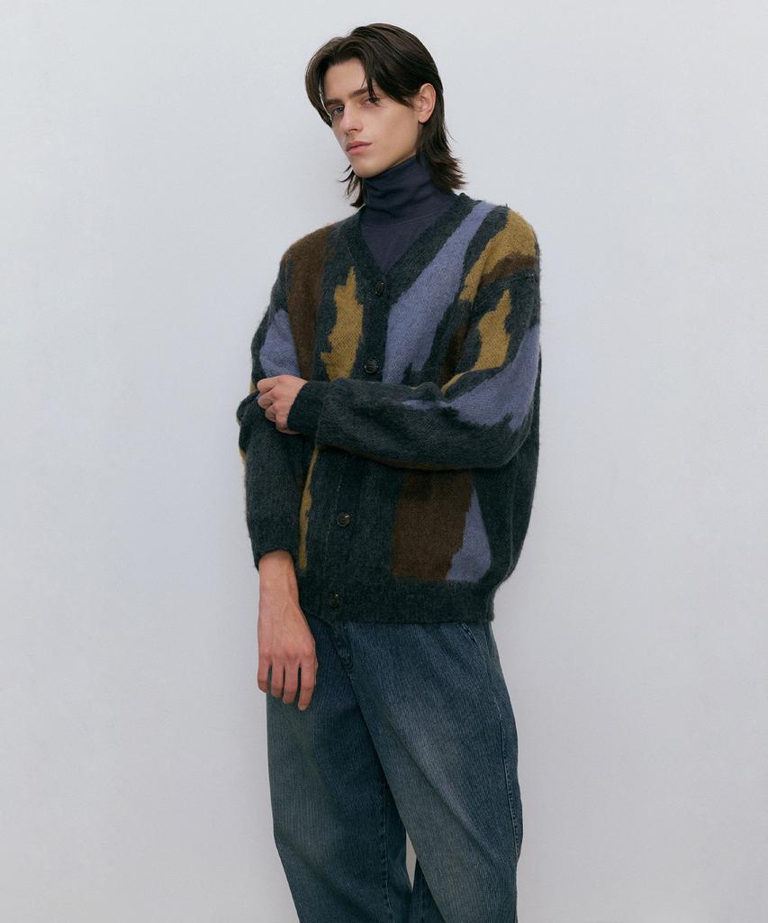 Endoor Blend Knit Cardigan (Charcoal)