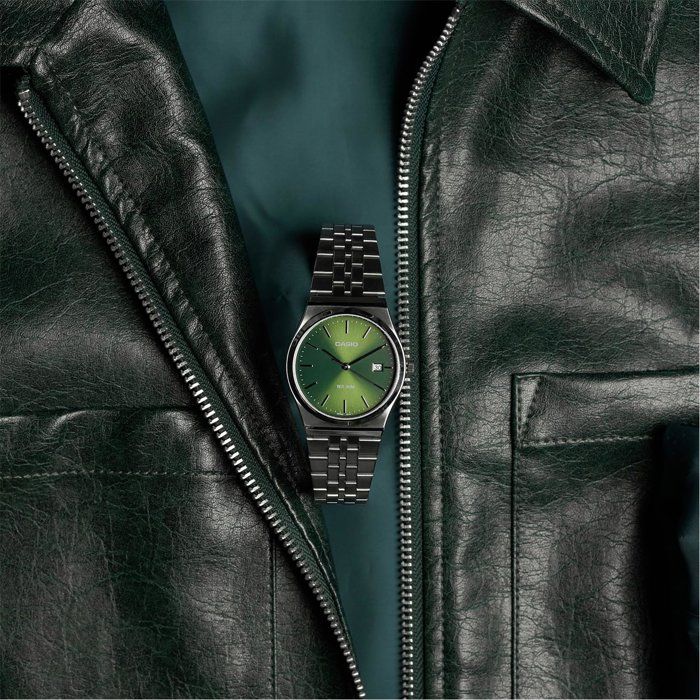 Montre - CASIO - MTP-B145D - Homme - Vert - Quartz - Analogique