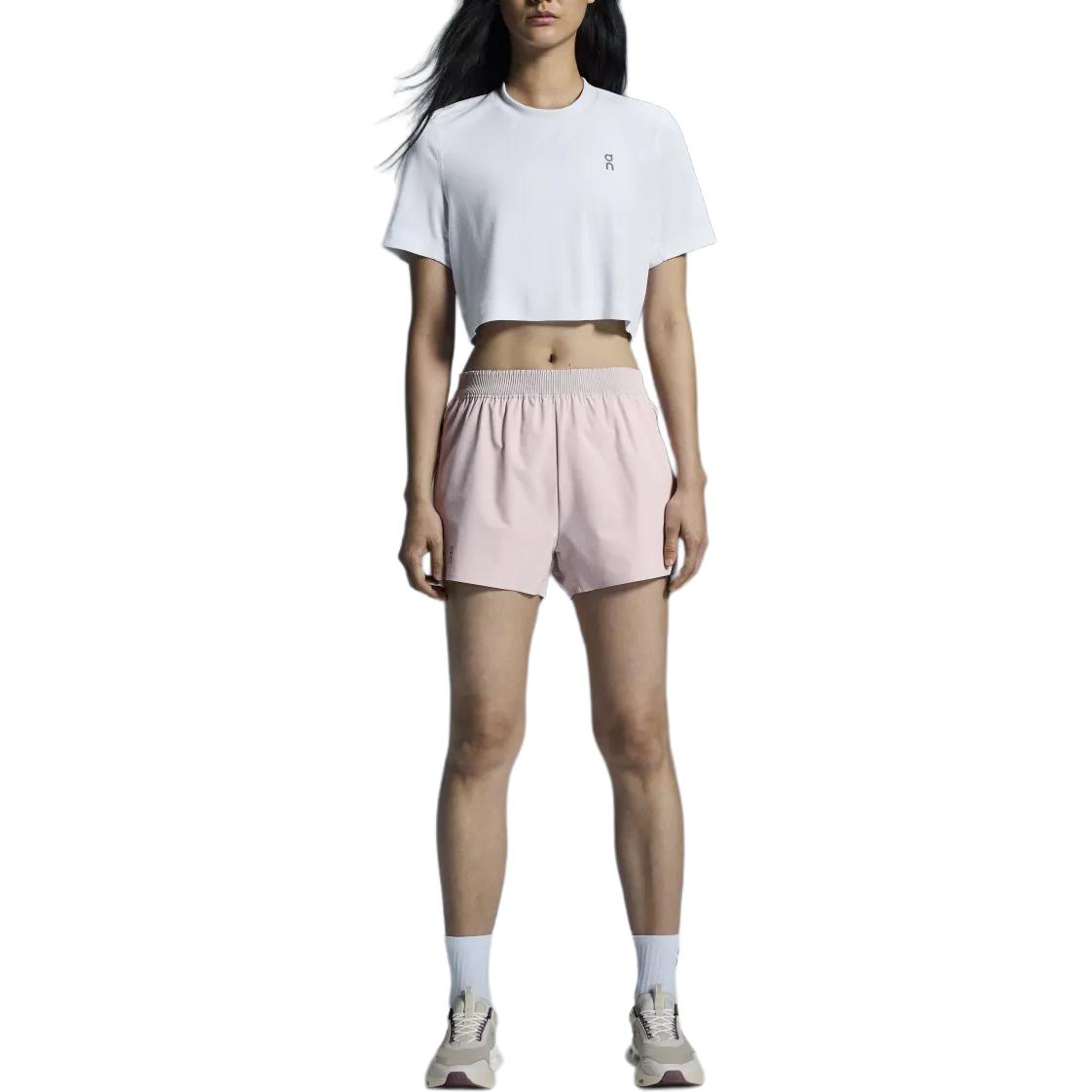 

On Train-T Crop Short Sleeve T-Shirt Women tops White 1WF12510069 M