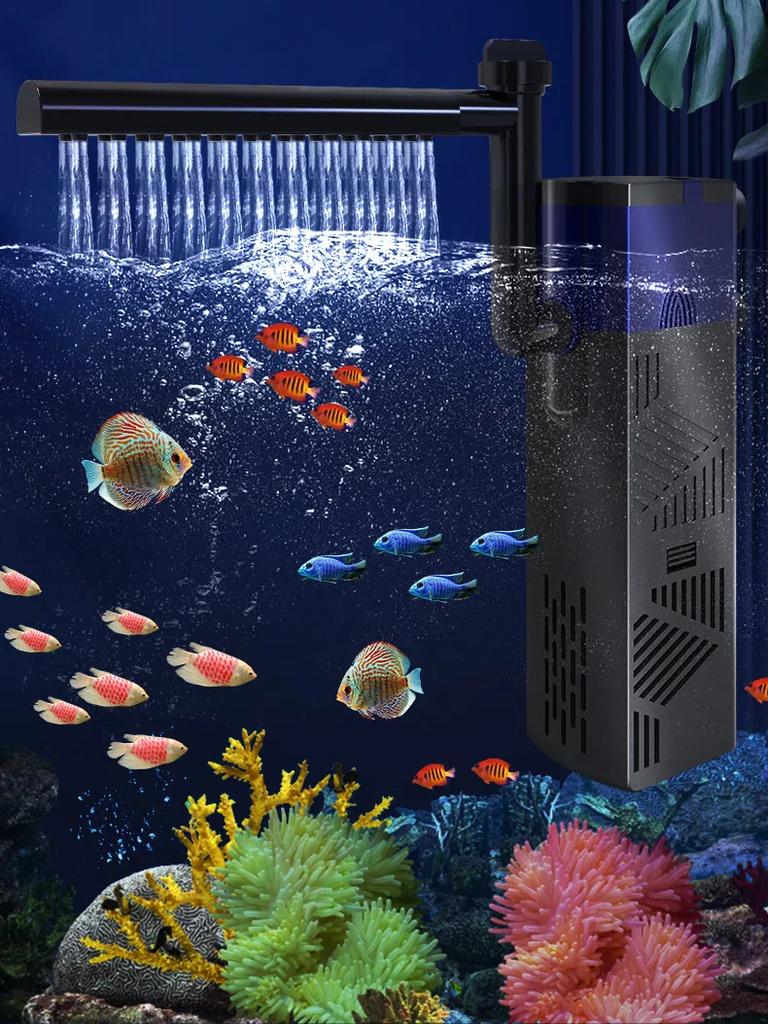 Fish Tank Filter Silent Circulation Fecal Suction Oxygenation and Wave Making
