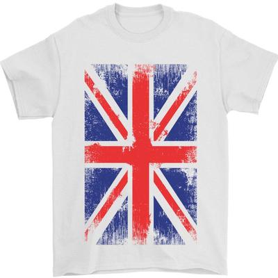 Union Jack British Flag Great Britain Mens T-Shirt 100% Cotton