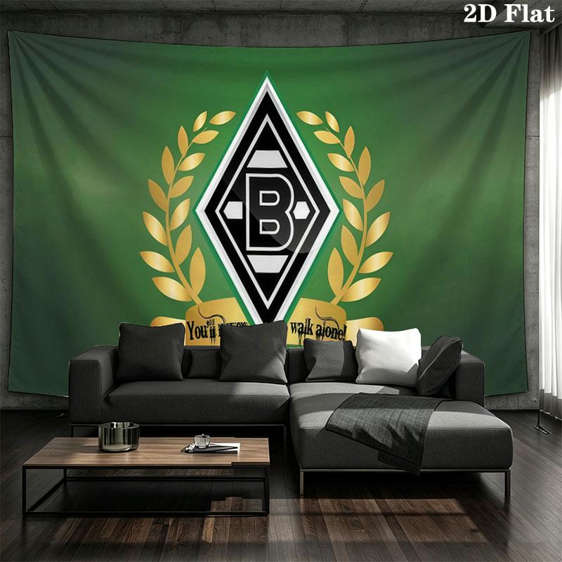 Borussia Monchengladbach Wall tapestry, aesthetic printed fabric blanket, suitable for bedroom, living room, and home decor.