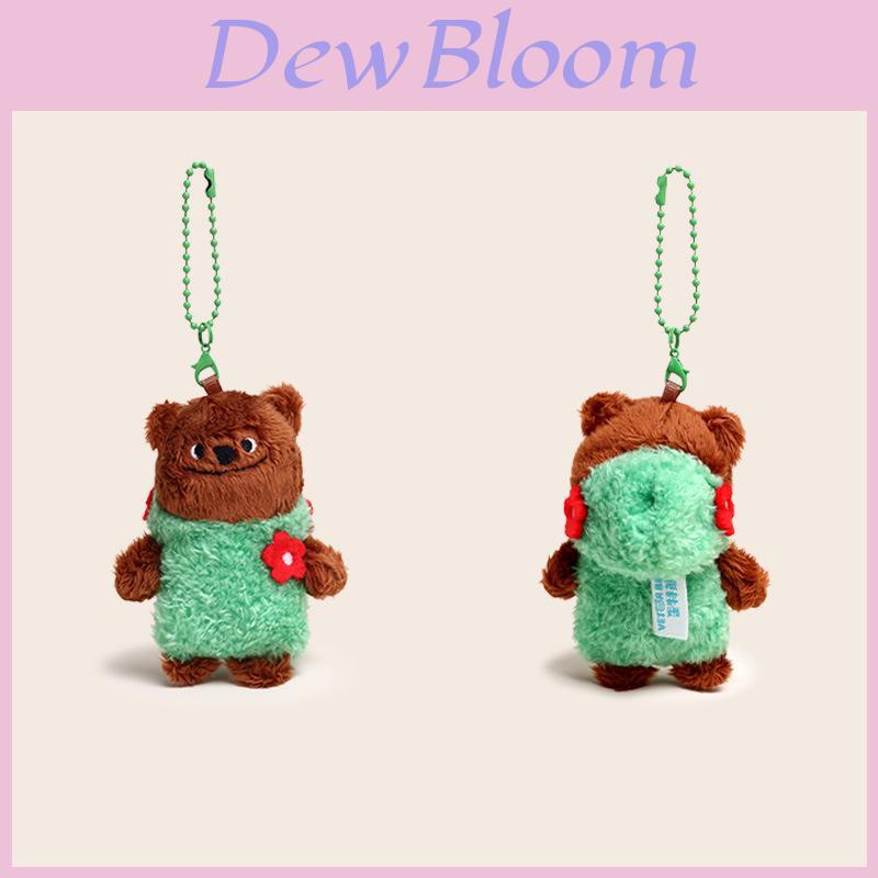 Llavero de Peluche de Pareja de Osos con Diseño de Ropa Para Regalo y Decoración
