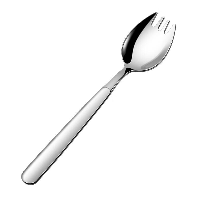 Tingbai 316 Stainless Steel 2-in-1 Salad Spoon Fork