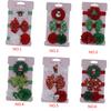 3-Piece Children Girl Hair Band Sets Xmas Headband Simple Kids Hair Ribbon Bowknot Christmas Hair Accessories