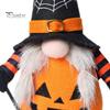 Halloween Feest Tafelblad Accenten Pluche Kabouter Decoratie, Spookachtige Oranje Zwarte Spinnenweb Vleermuis Zweedse Decoraties Tomte Elf Beeldje, Scandinavische Pop