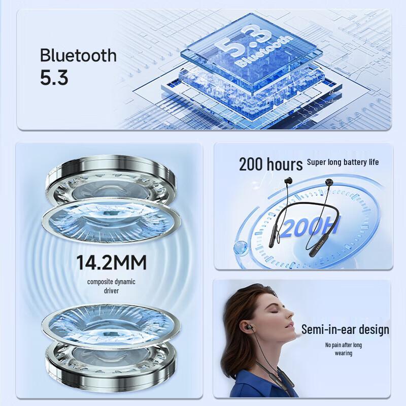 ThinkPlus Lenovo Nackenbügel Bluetooth Sport Headset