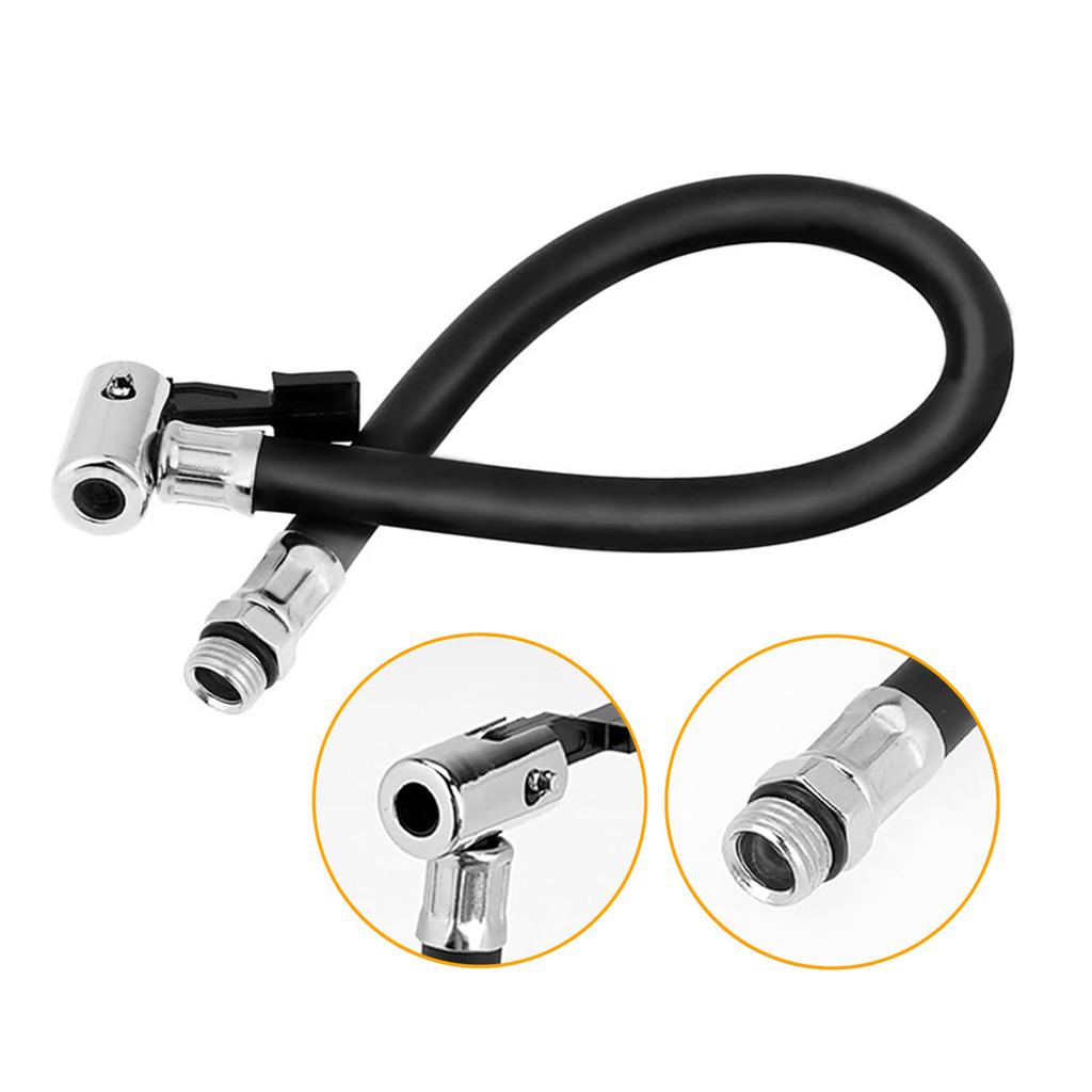 35cm/40cm/50cm Extension Tube 1/4'' Thread Tire Inflation Hose Pump Tube Tire Air Inflator Connector Compressor Hose
