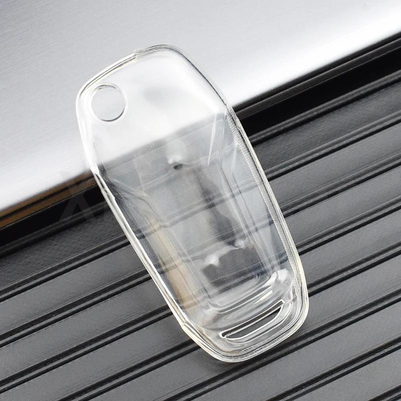

For Ford Ranger C-Max S-Max Focus Galaxy Mondeo Transit Tourneo Custom Ranger Tpu Car Flip Key Case Cover Bag Shell Fob Holder
