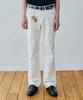 KND 97Lc Splatter Bootcut Denim Pants Ecru
