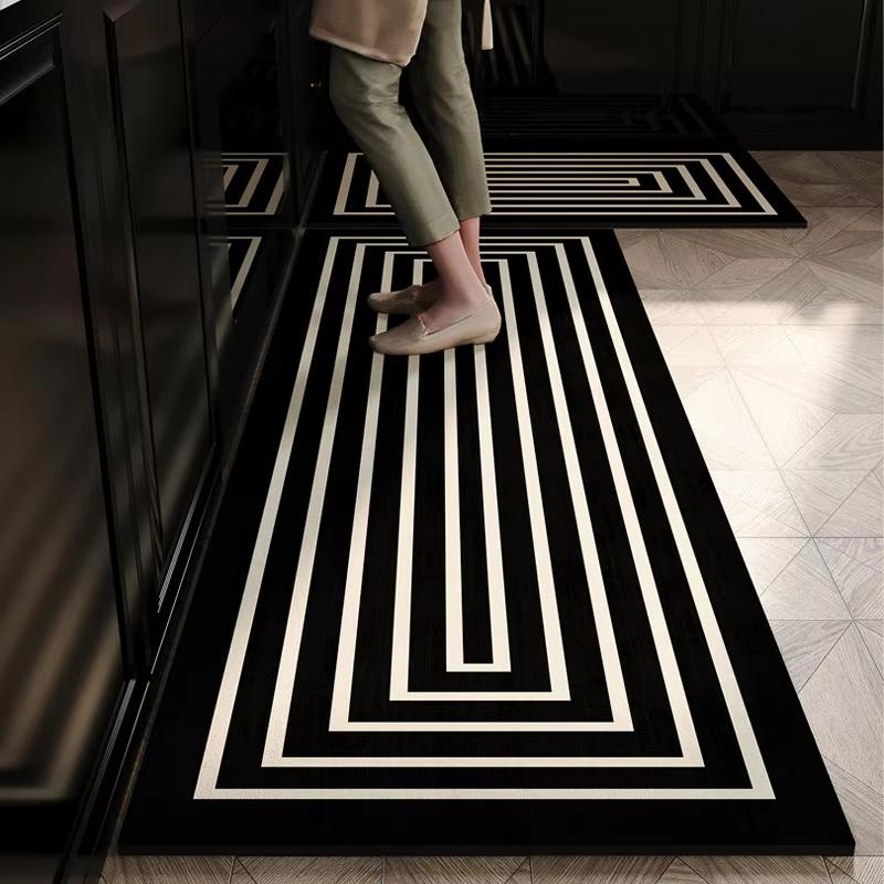 Diatomite Kitchen Floor Rug Anti-Slip Oil-Proof Water-Absorbing, Dirt-Resistant And Waterproof Door Mat For Home Decor