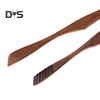 Wooden Bread Tongs Food Tongs for Buffet Non-Slip Cooking Clamps Heat-Resistant Salad Toast Cake Fruit Clip BBQ Home Utensil