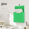 Project Management Folders Wall Mounted File Pocket Organizer 1.18 Inch Deep Compartment A4 Plastic Paper Storage Hanging Document Holder for Office