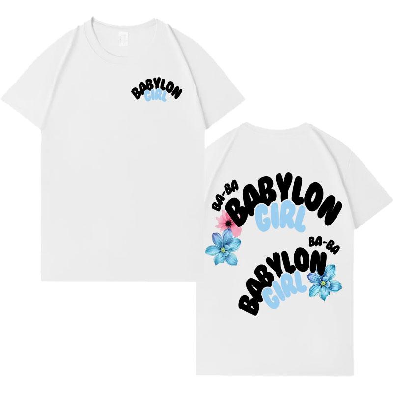Rapper Danny Ocean Trendy Music Double Sided Print Harajuku Aesthetic Oversized TShirt Men Crewneck Y2K Cozy Tee Shirt Hot Sale