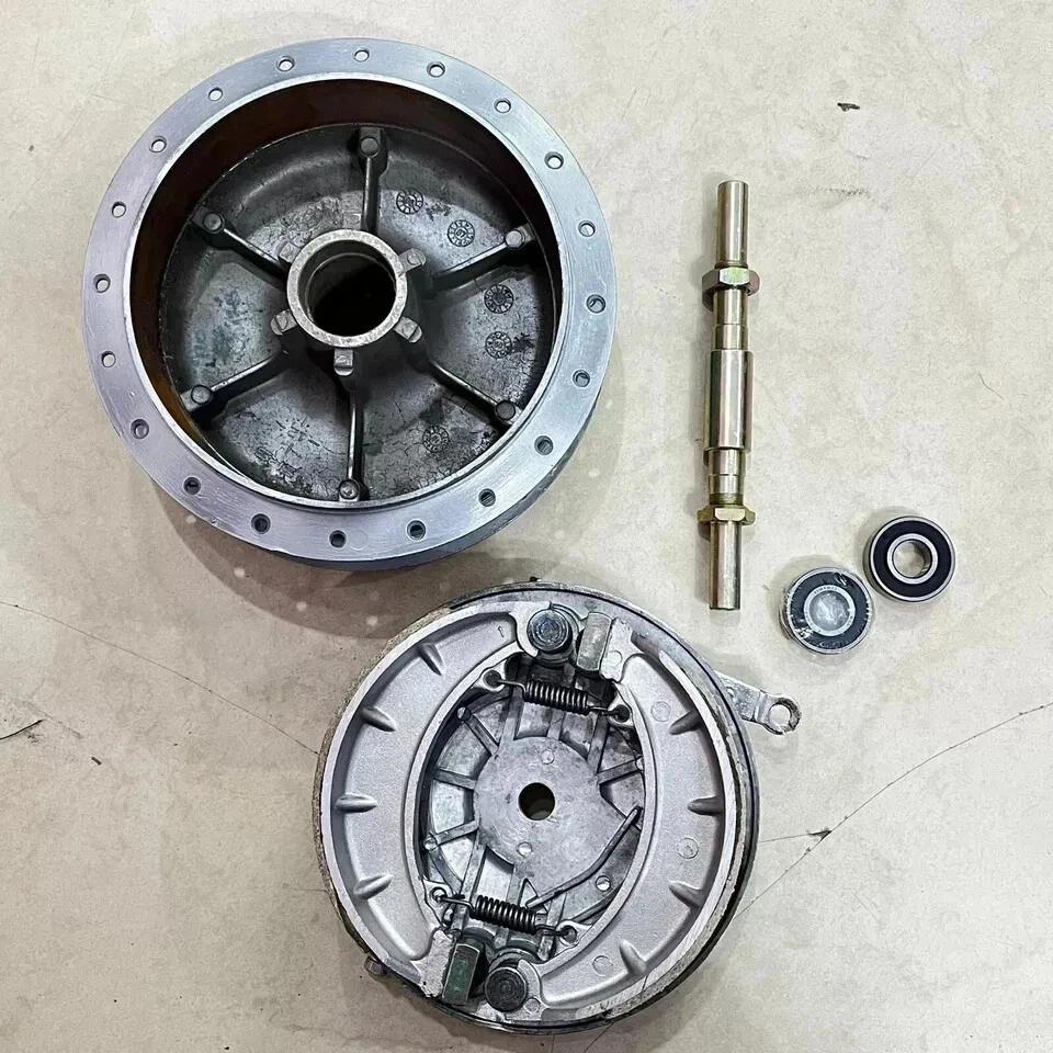 Per Royal Enfield Bullet 350Twin Scarpa Leading 7'' Mozzo Tamburo Freno Anteriore