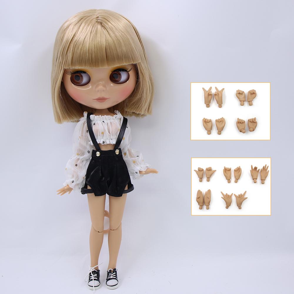 

Лялька ICY DBS Blyth Шарнірне тіло 30 см BJD Одяг Взуття Набір рук Модні ляльки подарунок для дівчинки full set with hands синій
