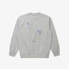 New Era Mlb La Dodgers Stitch Sweatshirt Heather Gray 15147517