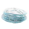 European & American Style Colorful Zircon Diamond Elastic Tennis Bracelet