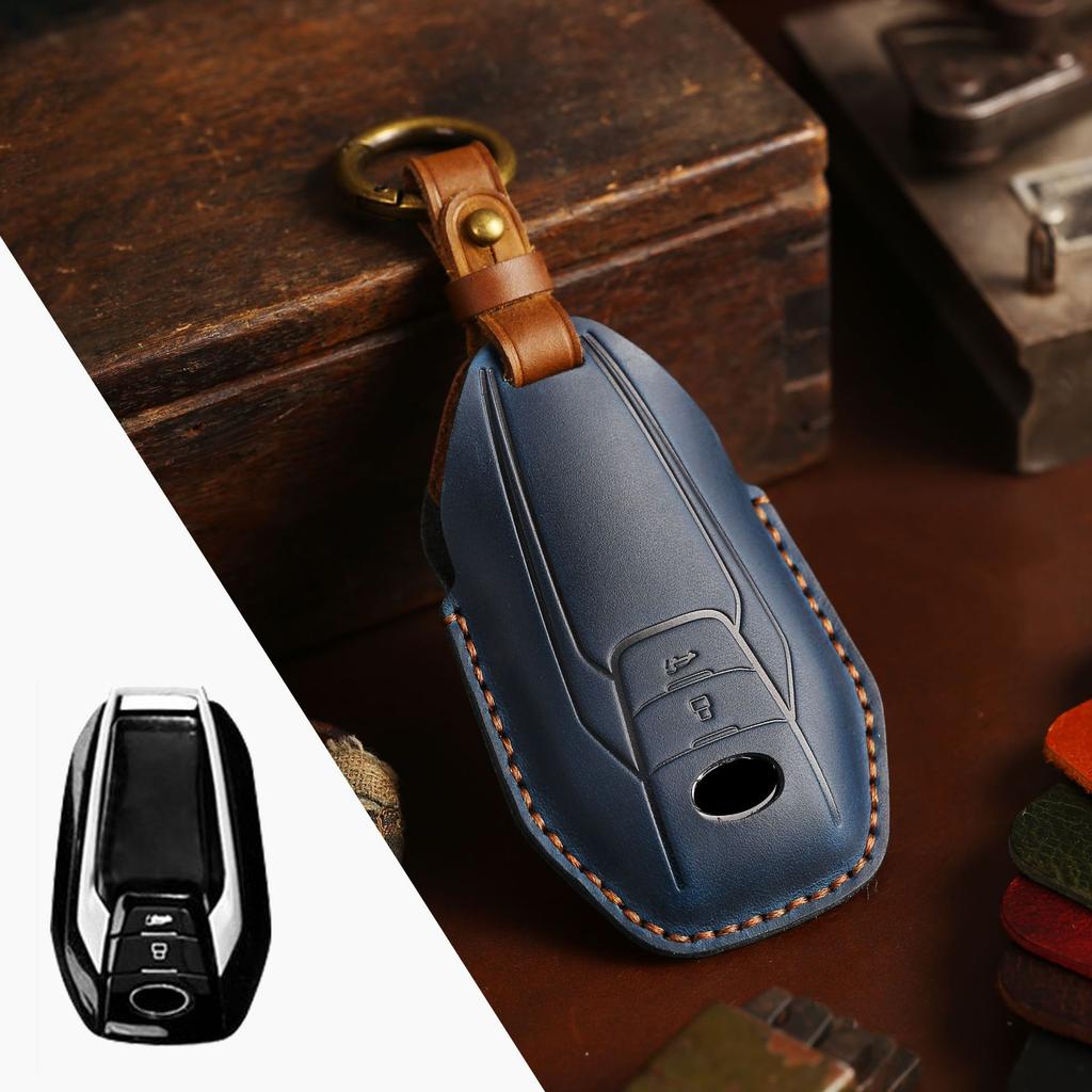 Geeignet für SAIC MAXUS G50/D60/G20 Schlüsselhülle Autoschlüssel Fernbedienung Schutzhülle Schnalle Autoschlüsselhülle Echtleder
