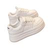 Uncle Babak muffin thick-soled mesh white shoes 2025 new breathable sports lightweight women's casual board shoes