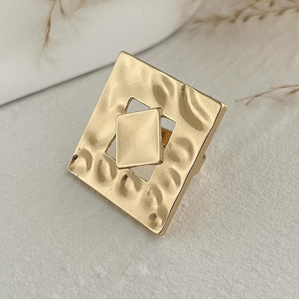 Vintage Geometric Pleated Flower Joint Rings Gold Silver Color Irregular Imitation Pearl Knuckle Ring Hollow Out Fashion Jewelry for Women Men