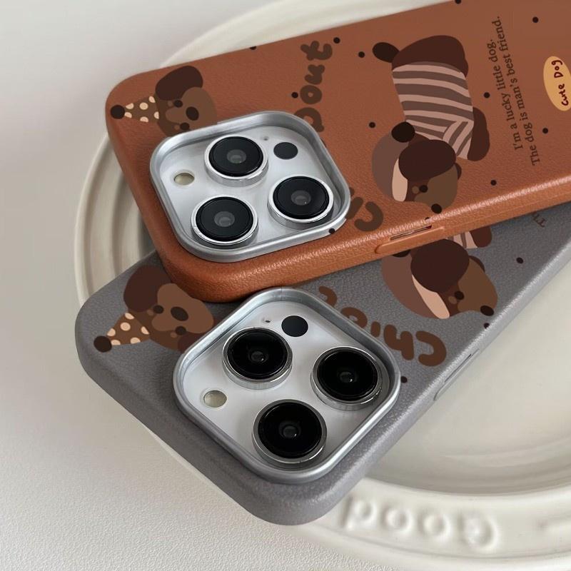 Korea Cute Puppy Print Phone Case for Samsung Galaxy S25 S24 S23 S22 S21 FE Plus Ultra 5G  A06 A36 A56 A35 A15 A55 5G Soft Cover