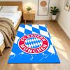 Bayern Munich Football Club Portable Floor Mat Soft Plush Water-resistant & Washable Kitchen & Bathroom Use Cute Cartoon Pattern Holiday Home Gift