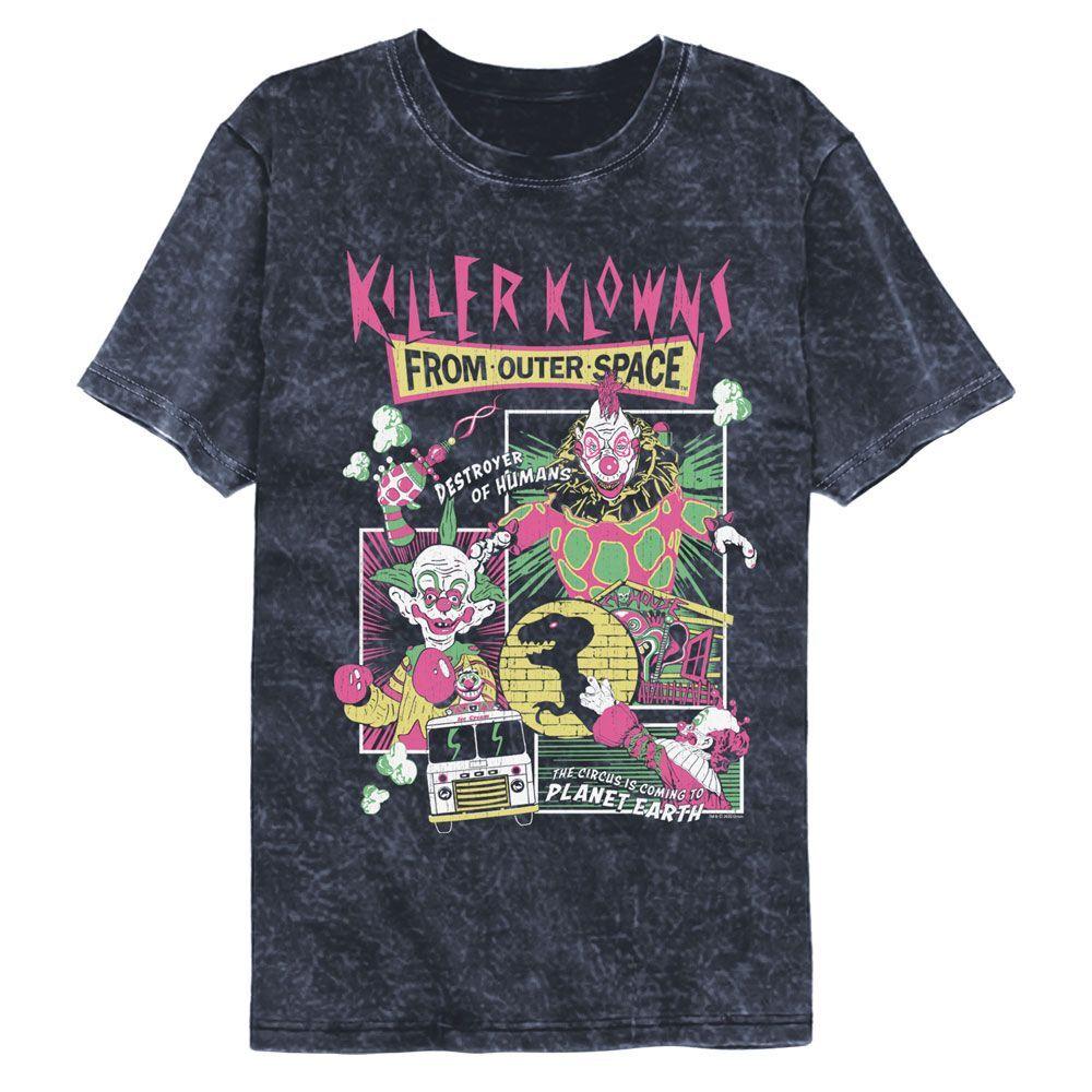 Killer Klowns Comic Boxes Colortone Mineral Wash Movie Shirt M
