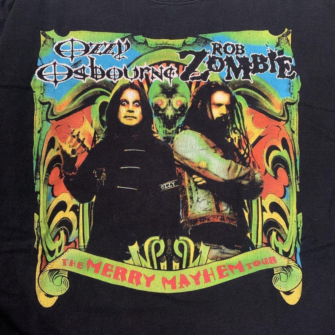 Ozzy Osbourne Rob Zombie T-Shirt Classic Black Unisex S-234XL XXL