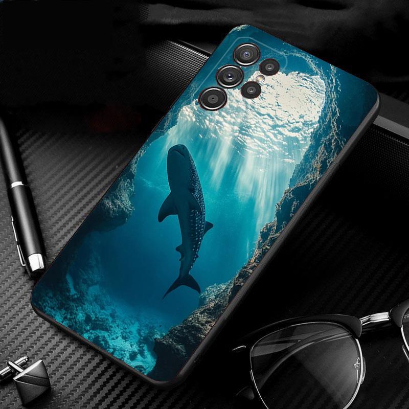 

Phone Case For Samsung Galaxy S26 S25 S24 S23 S22 S21 Ultra S24 S23 S22 S21 S25 Plus S24 FE Whale Shark S22Ultra 5G